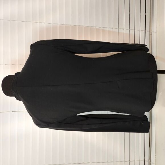 Banana Republic Washable Ponte Inverted Collar Blazer Black NWT Size 2 - Picture 9 of 9